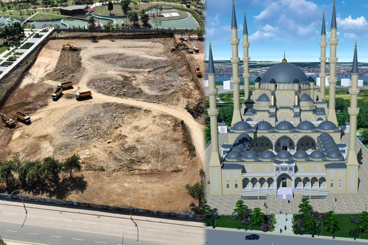 Millet Bah&ccedil;esi'ne 10 bin kişilik cami