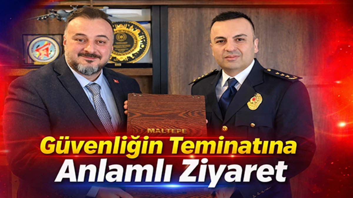 AK Parti Maltepe&rsquo;den Polis Haftası&rsquo;nda Anlamlı Ziyaret