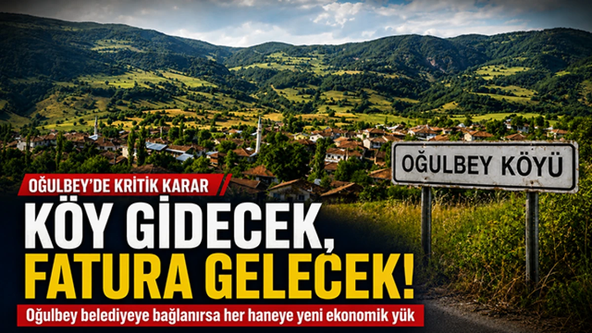 Almus Oğulbey&rsquo;in geleceği oylanacak, ekonomik bedeli yıllarca &ouml;denecek