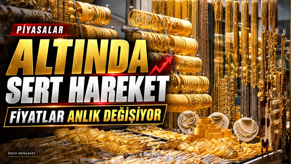 Altın yeniden hareketlendi: Gram fiyatı 6 bin 900 liraya yaklaştı