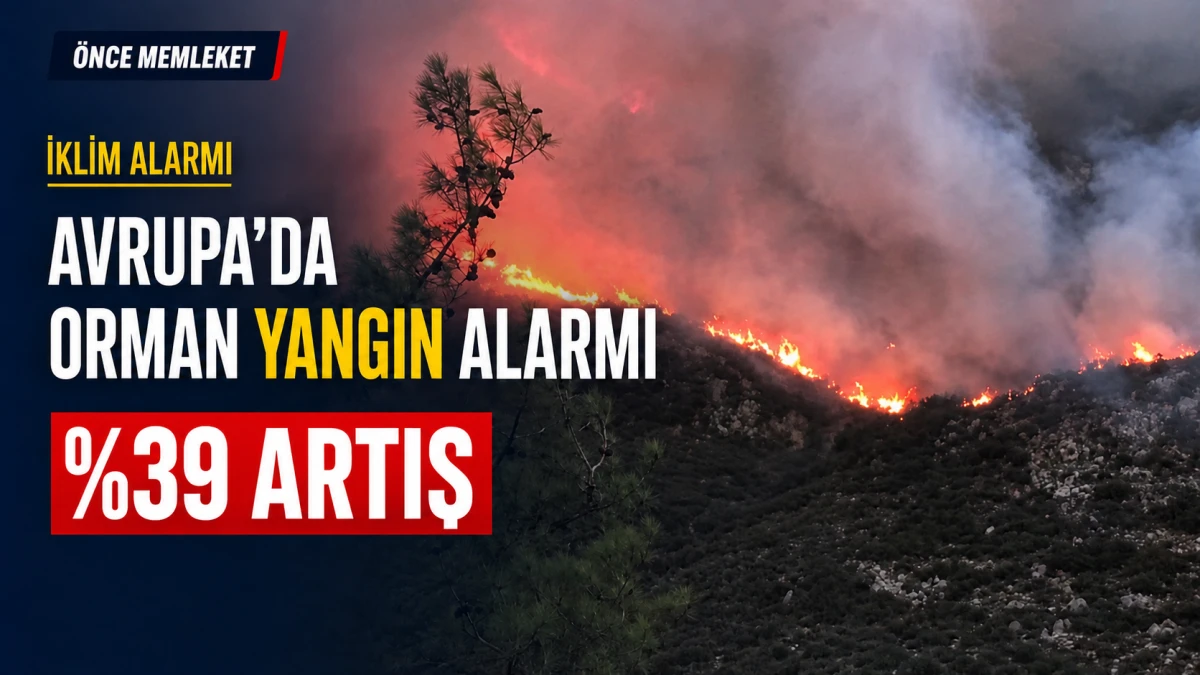 Avrupa i&ccedil;in korkutan yangın raporu: En iyi senaryoda bile y&uuml;zde 39 artacak