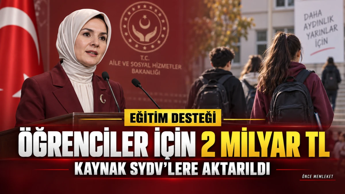 Bakanlık duyurdu: İhtiya&ccedil; sahibi &ouml;ğrenciler i&ccedil;in 2 milyar liralık kaynak