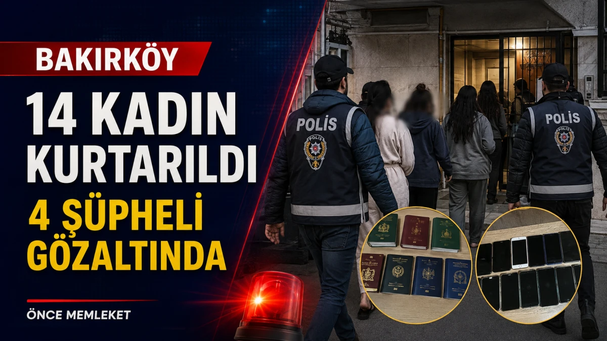 Bakırk&ouml;y&rsquo;de pasaportlara el koyup zorla &ccedil;alıştırma iddiası: 14 kadın kurtarıldı