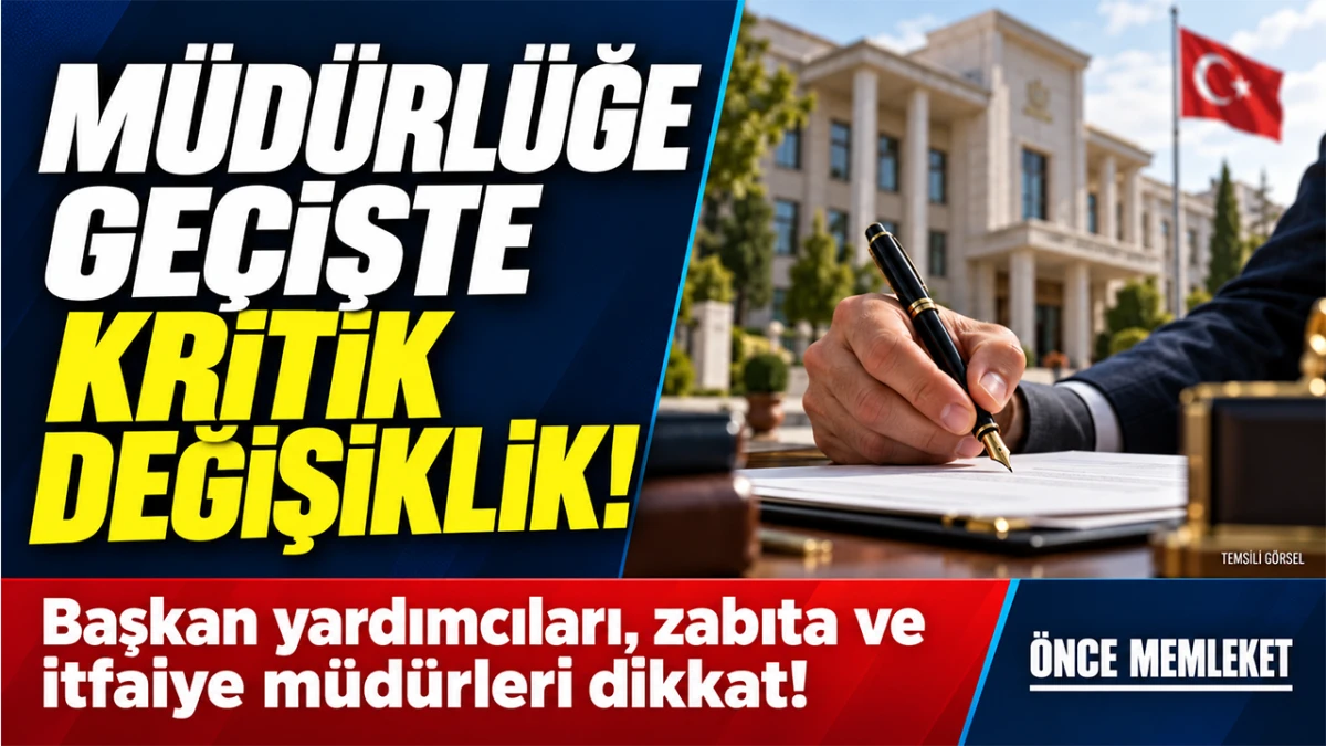 Belediyelerde Sınavsız M&uuml;d&uuml;rl&uuml;kte Yeni Şart! Altı Ay ve İki Yıllık S&uuml;reler Artık Yeterli mi?