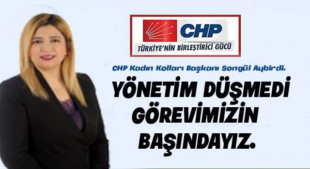 CHP Maltepe Kadın Kolları Başkanından yönetim açıklaması