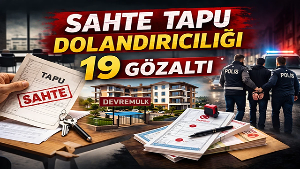 Devre M&uuml;lk Dolandırıcılığına B&uuml;y&uuml;k Operasyon: 19 G&ouml;zaltı