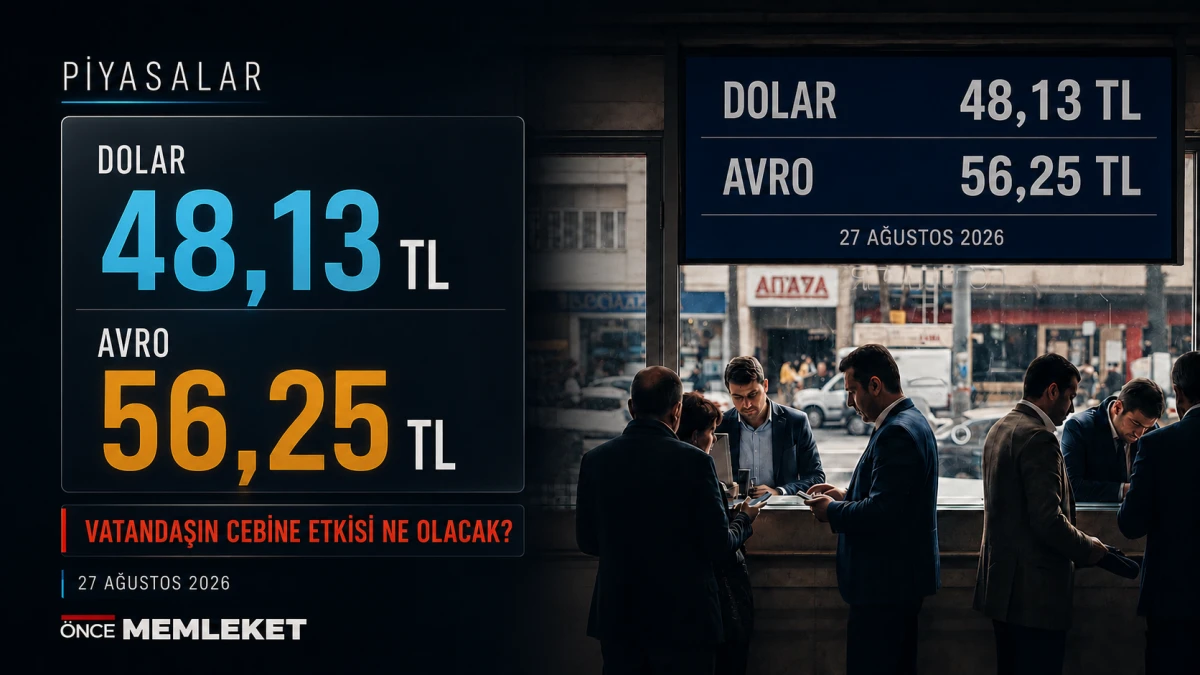 Dolar 48 lirayı ge&ccedil;ti: Avro 56,25 TL seviyesinde