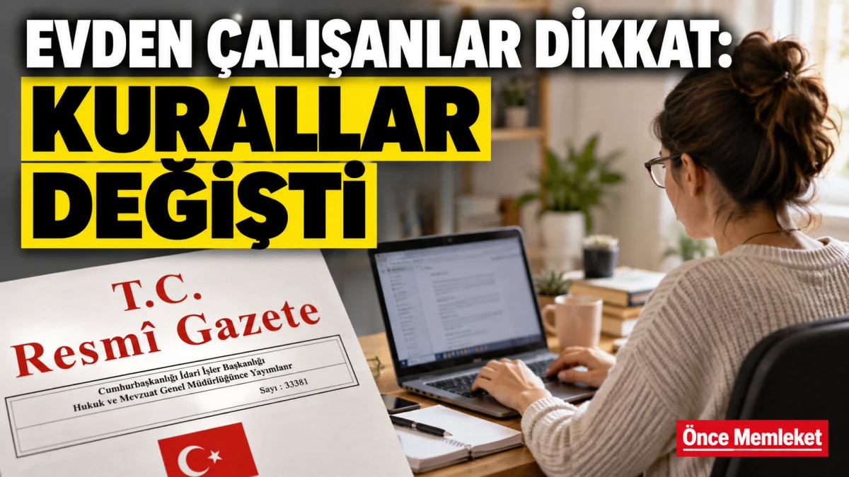 Evden &ccedil;alışanlar dikkat: Ofis ve uzaktan &ccedil;alışma g&uuml;nleri s&ouml;zleşmeye girecek