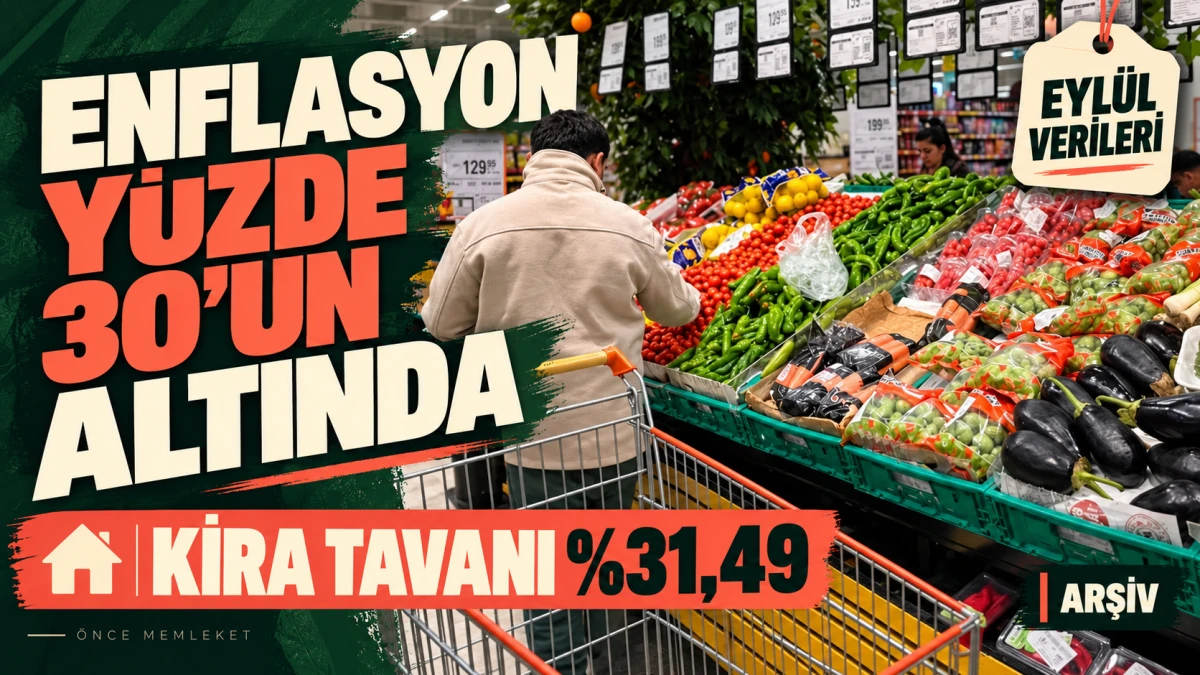 Eyl&uuml;lde yıllık enflasyon y&uuml;zde 29,73 oldu