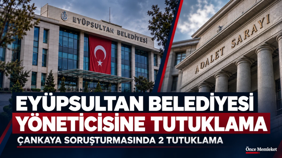 Ey&uuml;psultan Belediye Başkan Yardımcısı &Ccedil;ankaya soruşturmasında tutuklandı