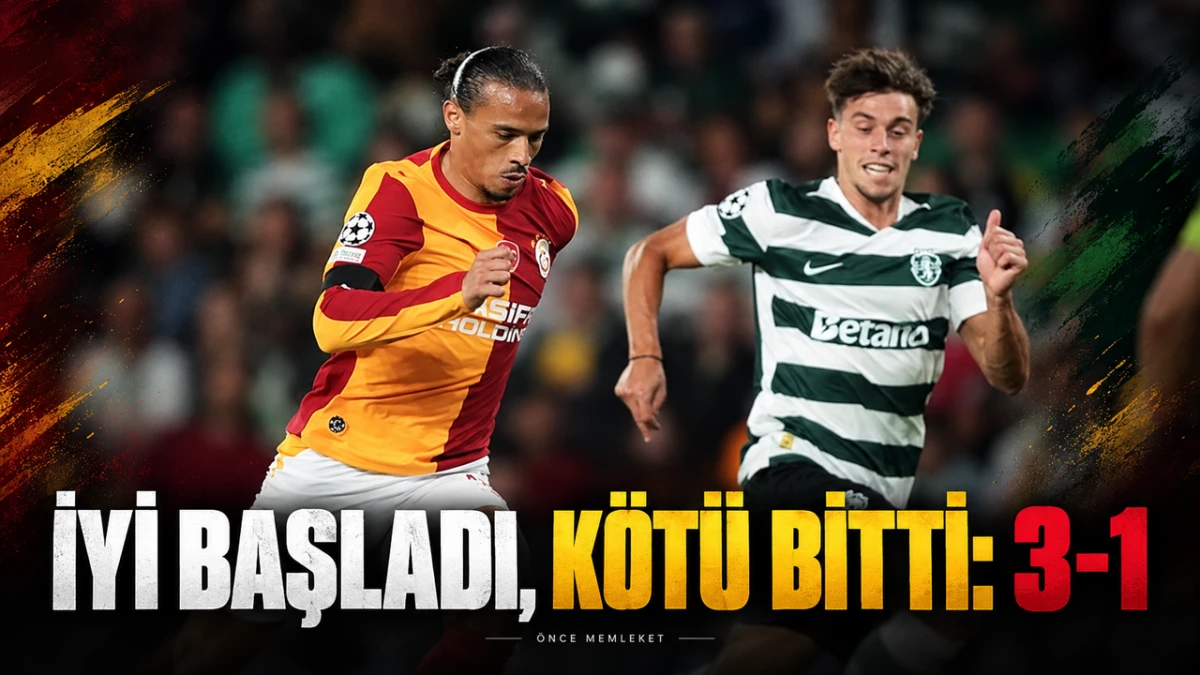 Galatasaray Lizbon&rsquo;da &ouml;ne ge&ccedil;ti, &uuml;st&uuml;nl&uuml;ğ&uuml;n&uuml; koruyamadı: Sporting 3-1 kazandı