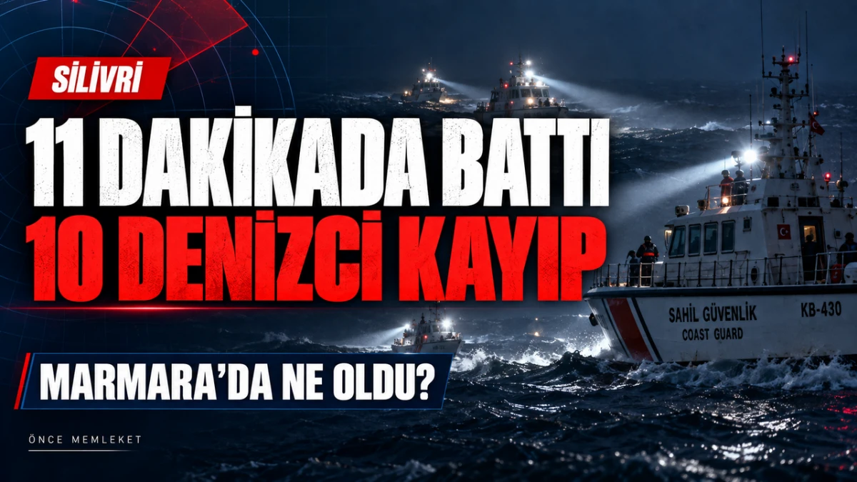 Gemi 11 dakikada battı, 10 denizci kayıp: Marmara&rsquo;daki kazada ne oldu?