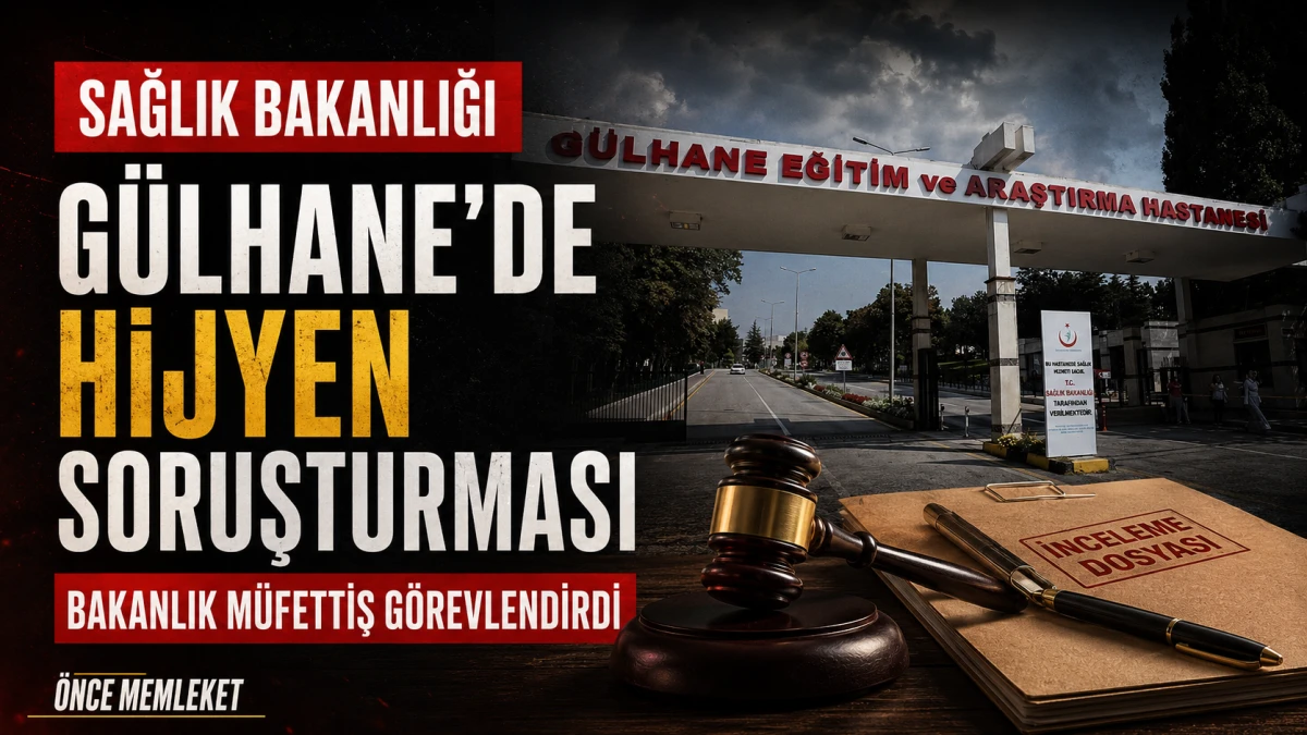 Hastaneden yayılan g&ouml;r&uuml;nt&uuml;ler Bakanlığı harekete ge&ccedil;irdi: G&uuml;lhane&rsquo;ye m&uuml;fettiş