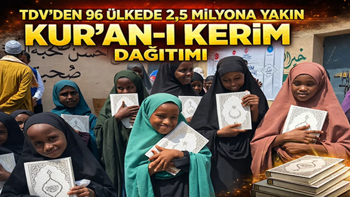 &ldquo;Hediyem Kur&rsquo;an Olsun&rdquo; projesi b&uuml;y&uuml;yor: 96 &uuml;lkede 2,5 milyona yakın Mushaf dağıtıldı.
