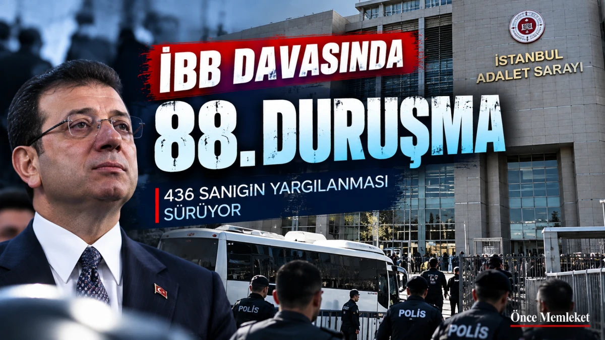 İBB'ye y&ouml;nelik davada 88'inci duruşma: 436 sanığın yargılanması s&uuml;r&uuml;yor