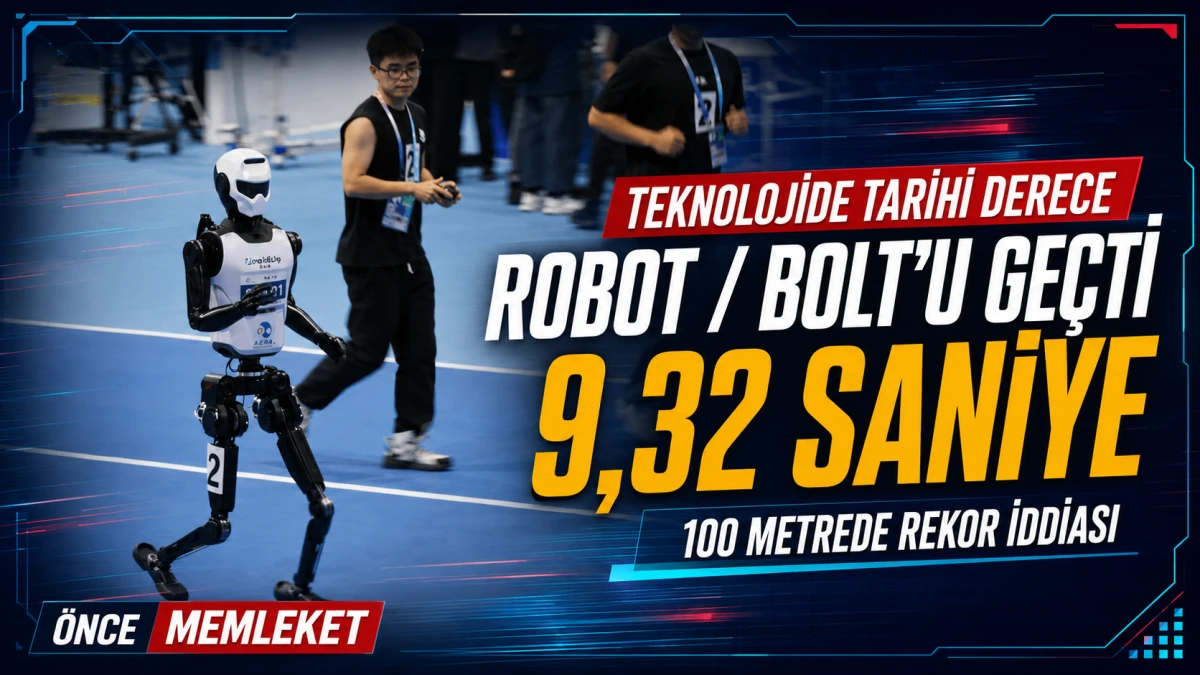 İnsansı robot 100 metreyi 9,32 saniyede koştu: Bolt&rsquo;un rekorunu ge&ccedil;tiği a&ccedil;ıklandı