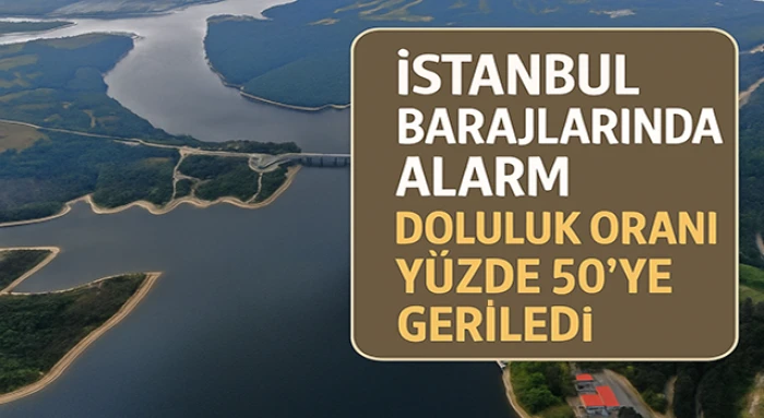 İstanbul Barajlarında Alarm: Doluluk Oranı Yüzde 50’ye Geriledi