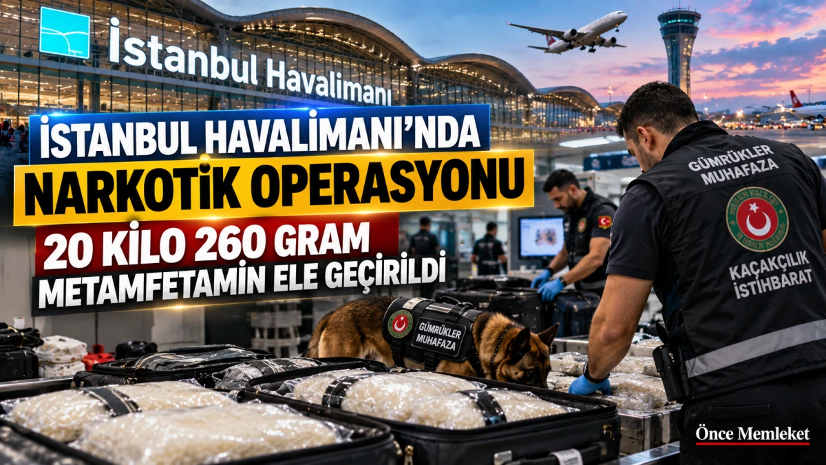 İstanbul Havalimanı'nda narkotik operasyonu