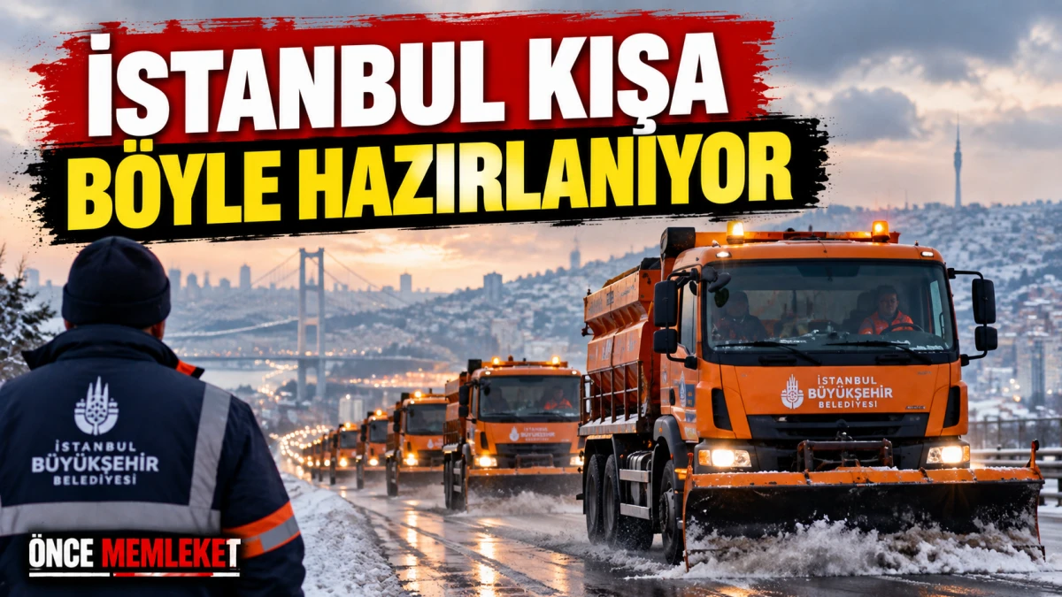 İstanbul Kışa B&ouml;yle Hazırlanıyor: 314 Bin Ton Tuz, 9 Bin 649 Personel