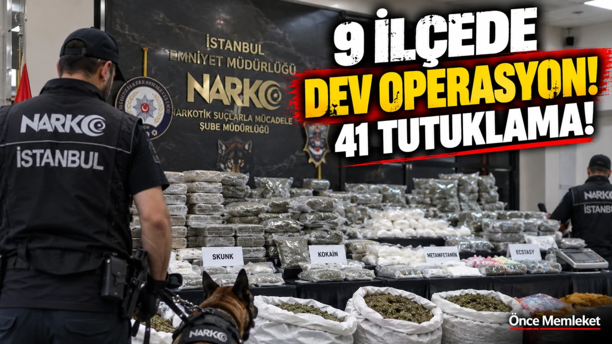İstanbul'da uyuşturucuya bir aylık darbe: 46 ş&uuml;pheliden 41'i tutuklandı