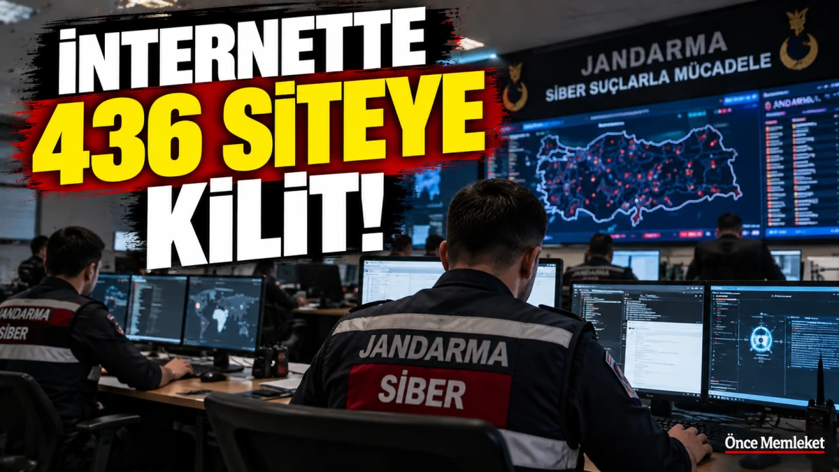 Jandarmadan b&uuml;y&uuml;k siber denetim: 436 internet sitesine erişim engeli!
