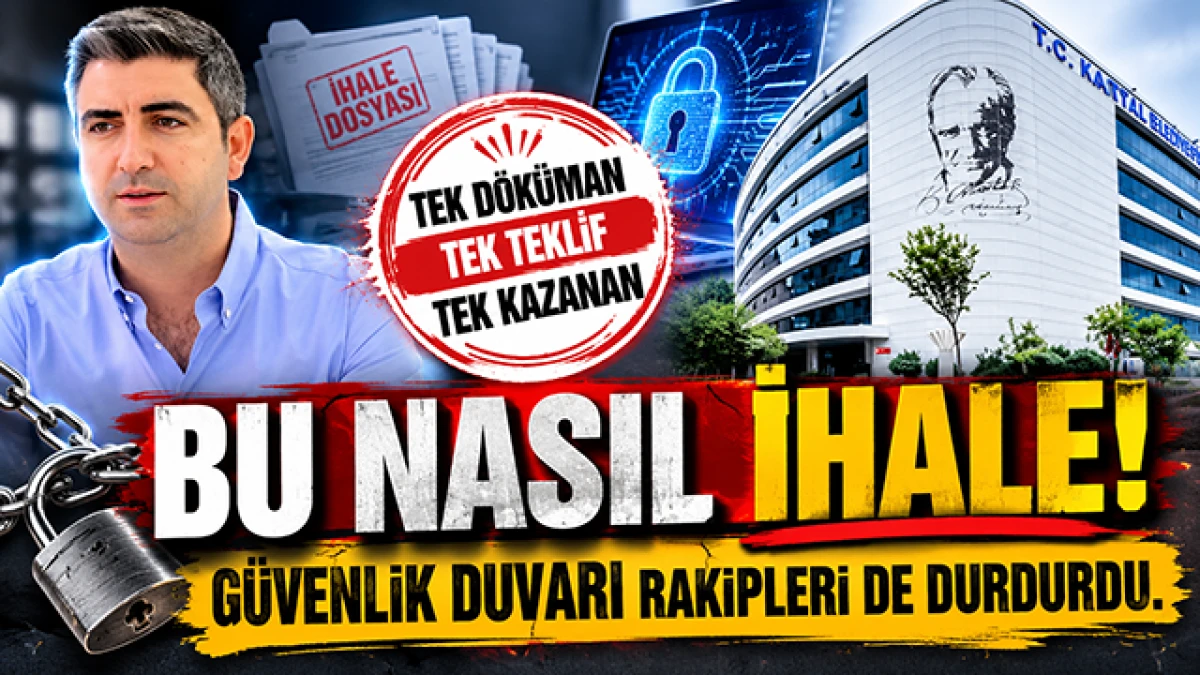 Kartal Belediyesi'nin 7,79 Milyonluk WAF İhalesinde Dikkat &Ccedil;eken Tablo!