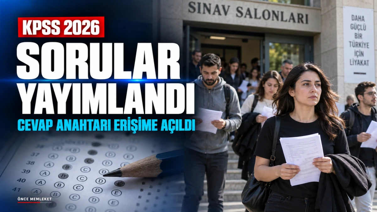 KPSS adaylarının beklediği duyuru geldi: Sorular ve cevap anahtarı erişime a&ccedil;ıldı