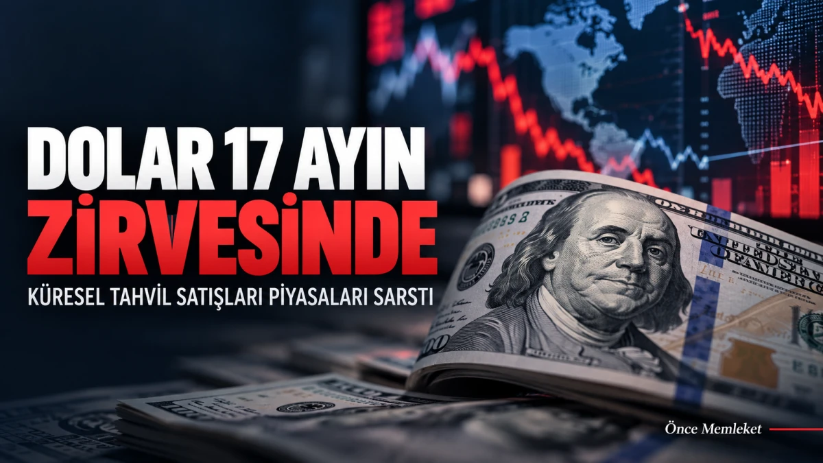 K&uuml;resel tahvil satışları doları 17 ayın zirvesine taşıdı