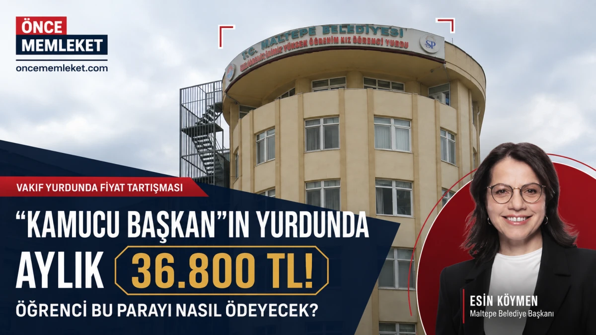 Maltepe Belediyesinin &ldquo;YURDUMUZ&rdquo; Dediği Odanın Bedeli 36.800 TL!