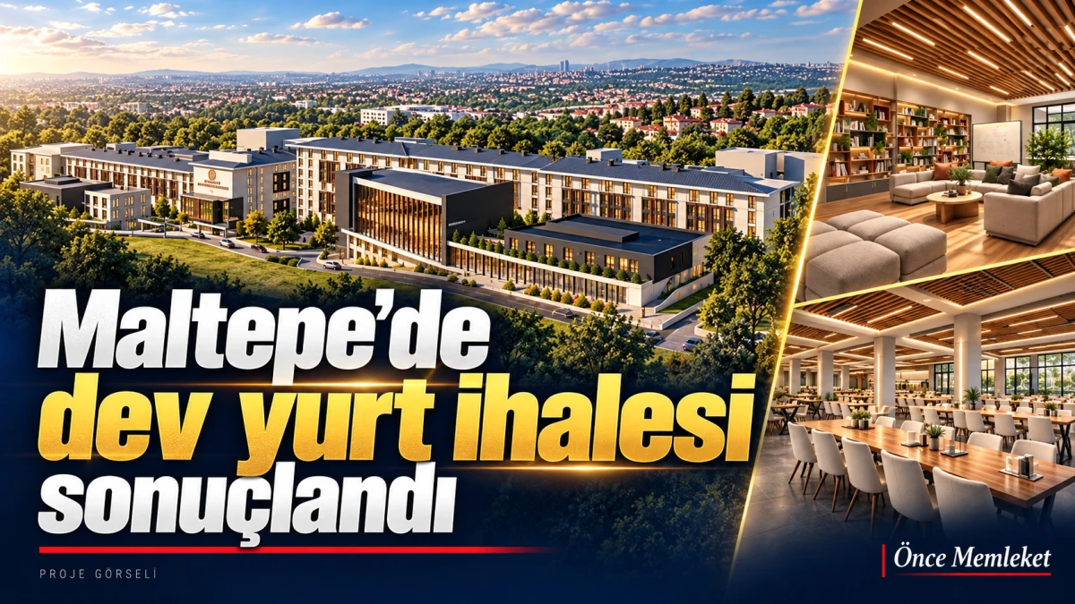 Maltepe&rsquo;de 5 bin 483 kişilik &ouml;ğrenci yurdu ihalesi 7,28 milyar liraya sonu&ccedil;landı