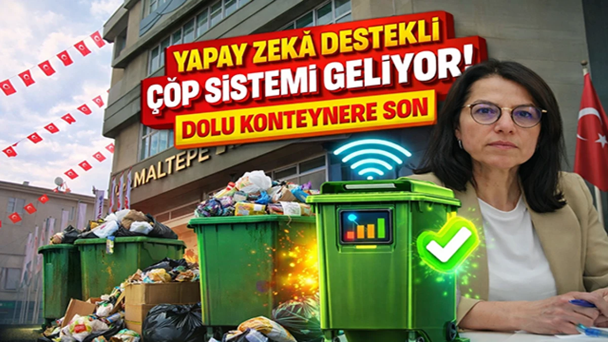 Maltepe&rsquo;de &Ccedil;&ouml;pte Yeni Sistem; &Ccedil;&ouml;p Toplama Dijitalleşiyor