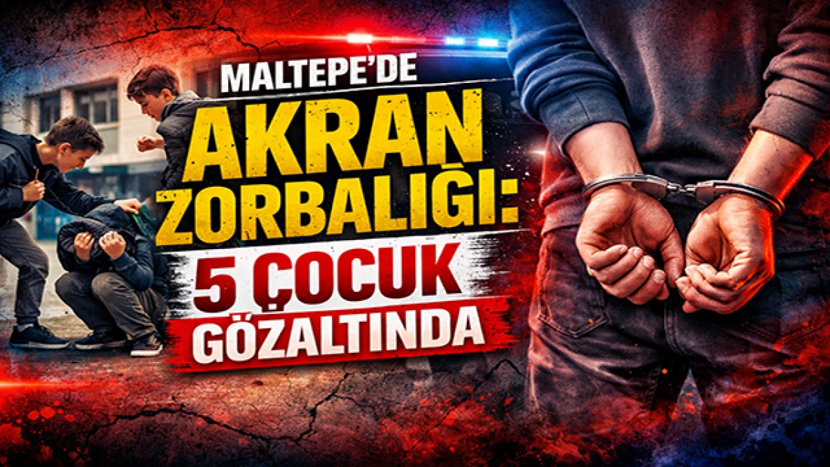 Maltepe&rsquo;de k&uuml;&ccedil;&uuml;k mağdura şiddet: 5 g&ouml;zaltı