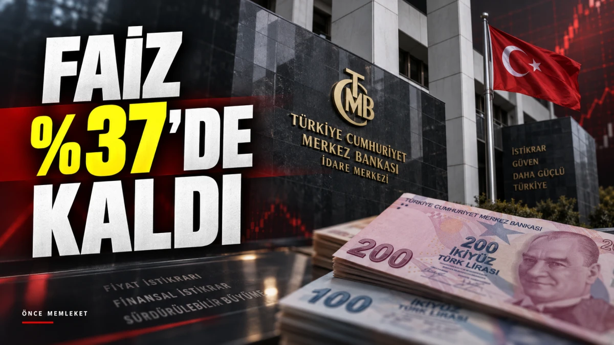 Merkez Bankası kararını a&ccedil;ıkladı Politika faizi y&uuml;zde 37&rsquo;de kaldı