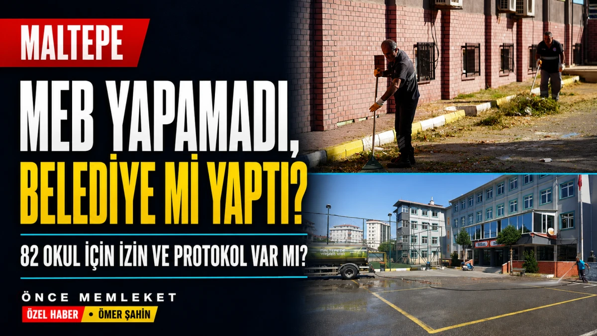Milli Eğitim yapamadı mı? Maltepe Belediyesi 82 okula kimin talebiyle girdi?