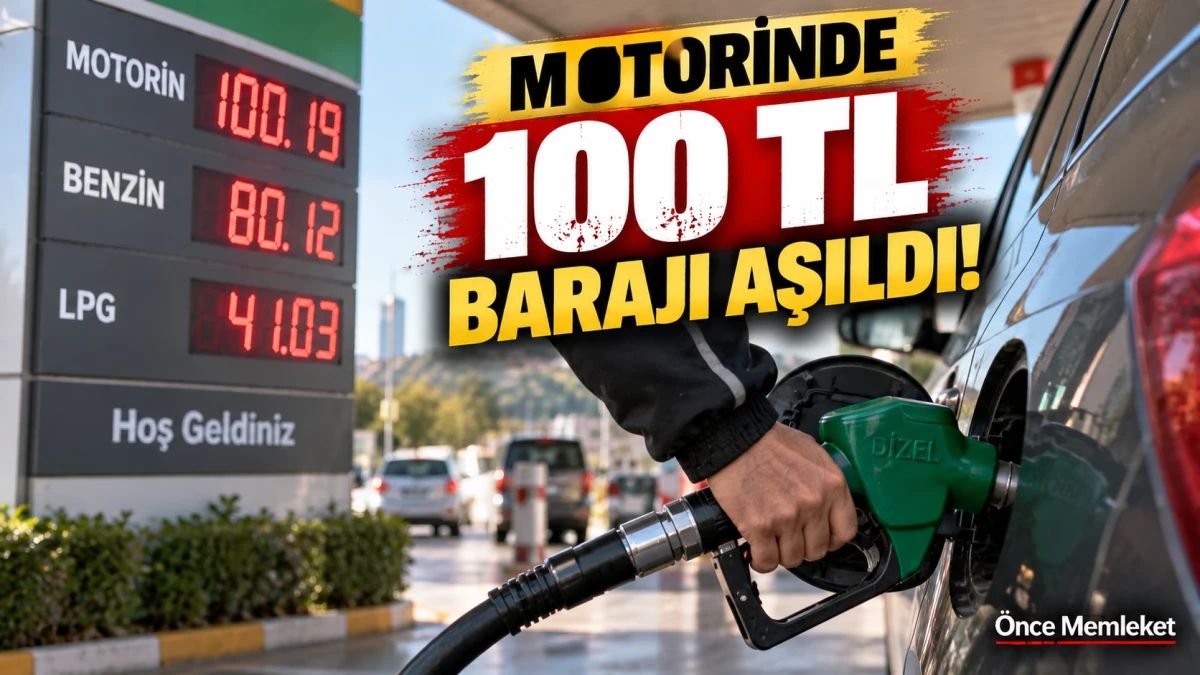 Motorinde 100 TL sınırı aşıldı: İstanbul Anadolu Yakası'nda litre 100,19 TL