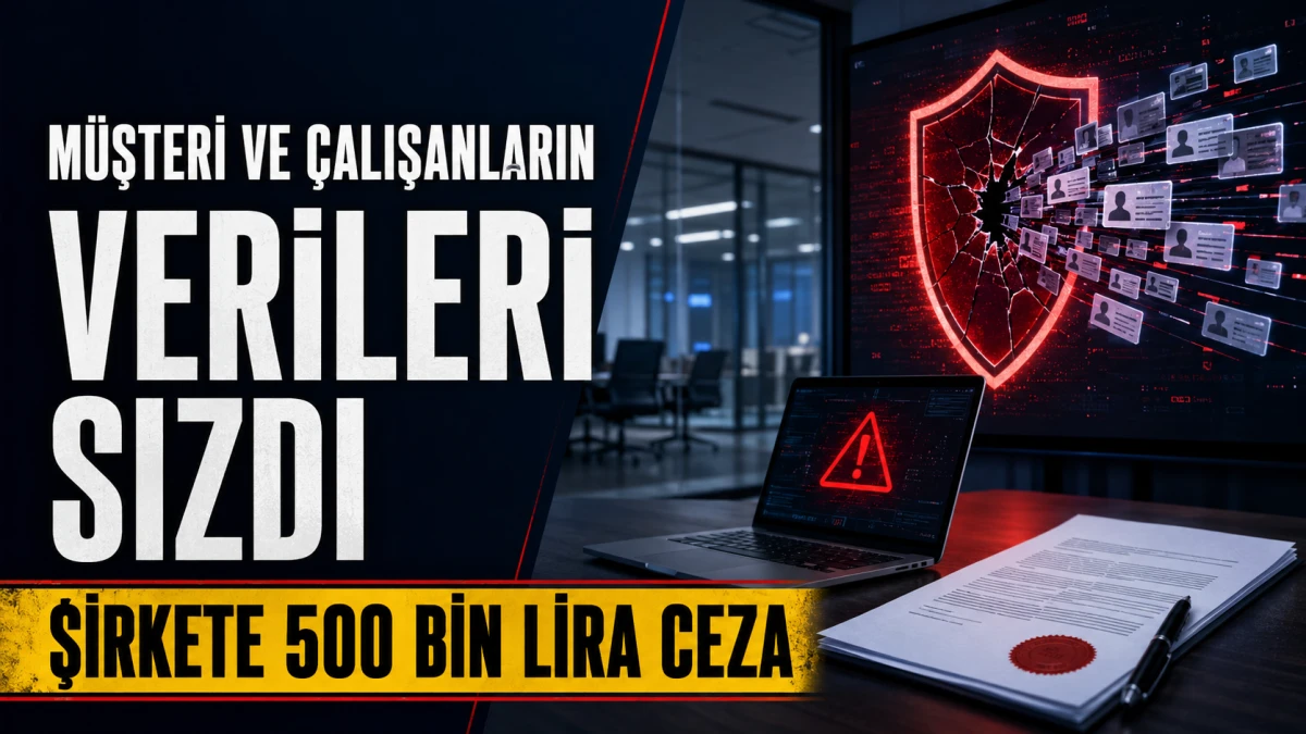 M&uuml;şteri ve &ccedil;alışanların verileri sızdı: Şirkete 500 bin lira ceza