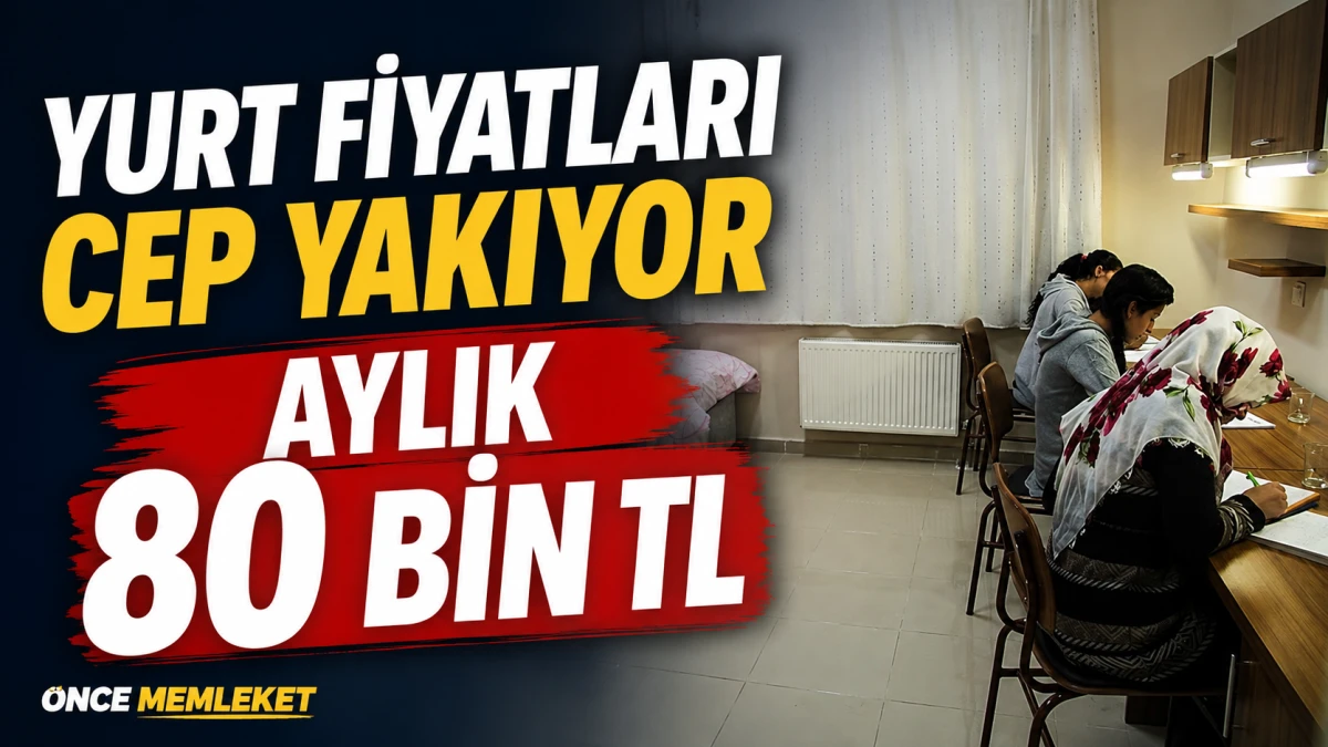 &Ouml;ğrencinin barınma faturası kabardı: Yurt fiyatları aylık 80 bin liraya &ccedil;ıktı