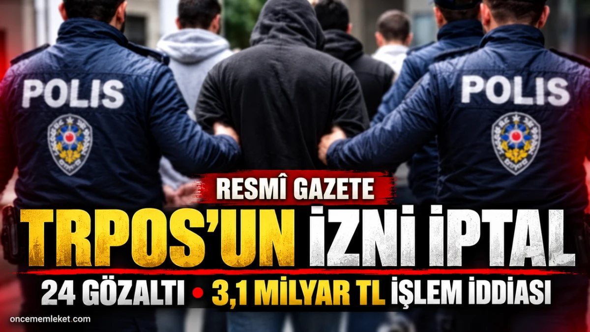 Resm&icirc; Gazete&rsquo;de yayımlandı: TRPOS&rsquo;un faaliyet izni iptal edildi