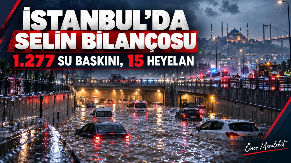 Sağanak İstanbul&rsquo;u vurdu: Binlerce ihbar, y&uuml;zlerce su baskını