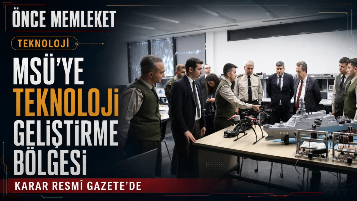 Savunma teknolojilerinde yeni merkez: MS&Uuml; i&ccedil;in kritik karar yayımlandı