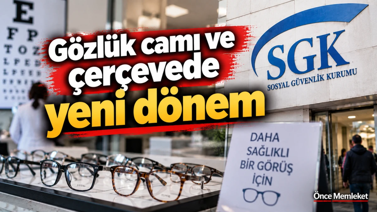 SGK'dan g&ouml;zl&uuml;k kullananları ilgilendiren yeni adım