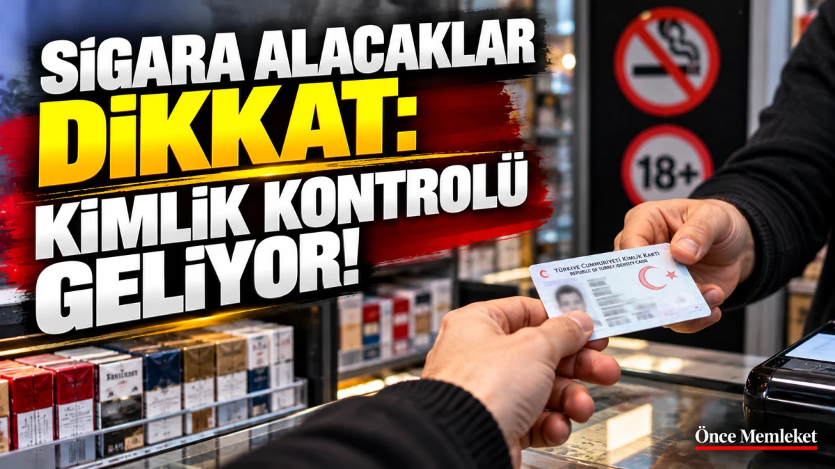 Sigara alırken kimlik g&ouml;sterme d&ouml;nemi: Bakan Memişoğlu yeni d&uuml;zenlemeyi a&ccedil;ıkladı