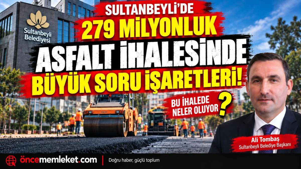 Sultanbeyli&rsquo;de asfalt ihalesinin perde arkası
