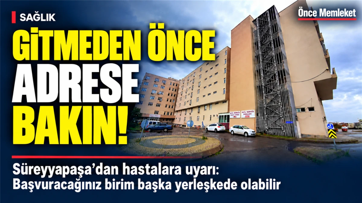 S&uuml;reyyapaşa&rsquo;da iki blok i&ccedil;in tahliye kararı: Hastalara randevu adresi uyarısı