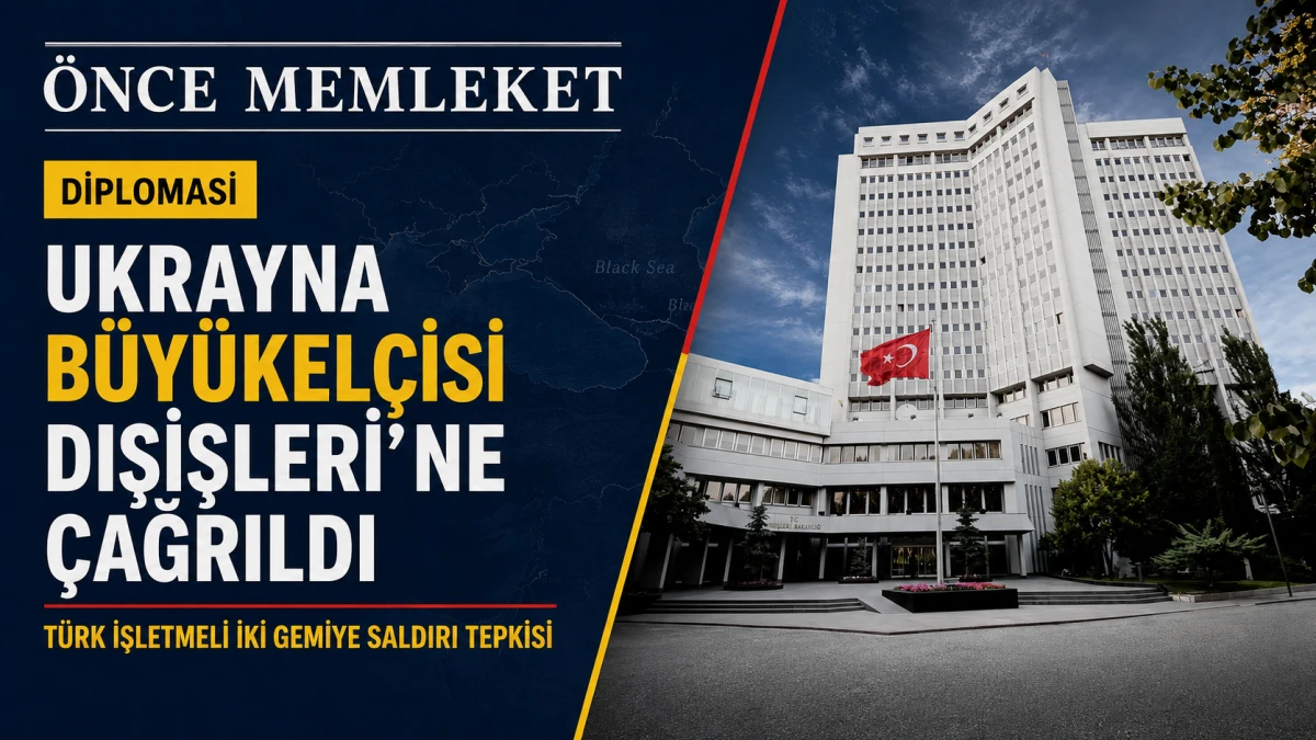 T&uuml;rk işletmeli iki gemiye saldırı: Ukrayna B&uuml;y&uuml;kel&ccedil;isi Dışişleri&rsquo;ne &ccedil;ağrıldı