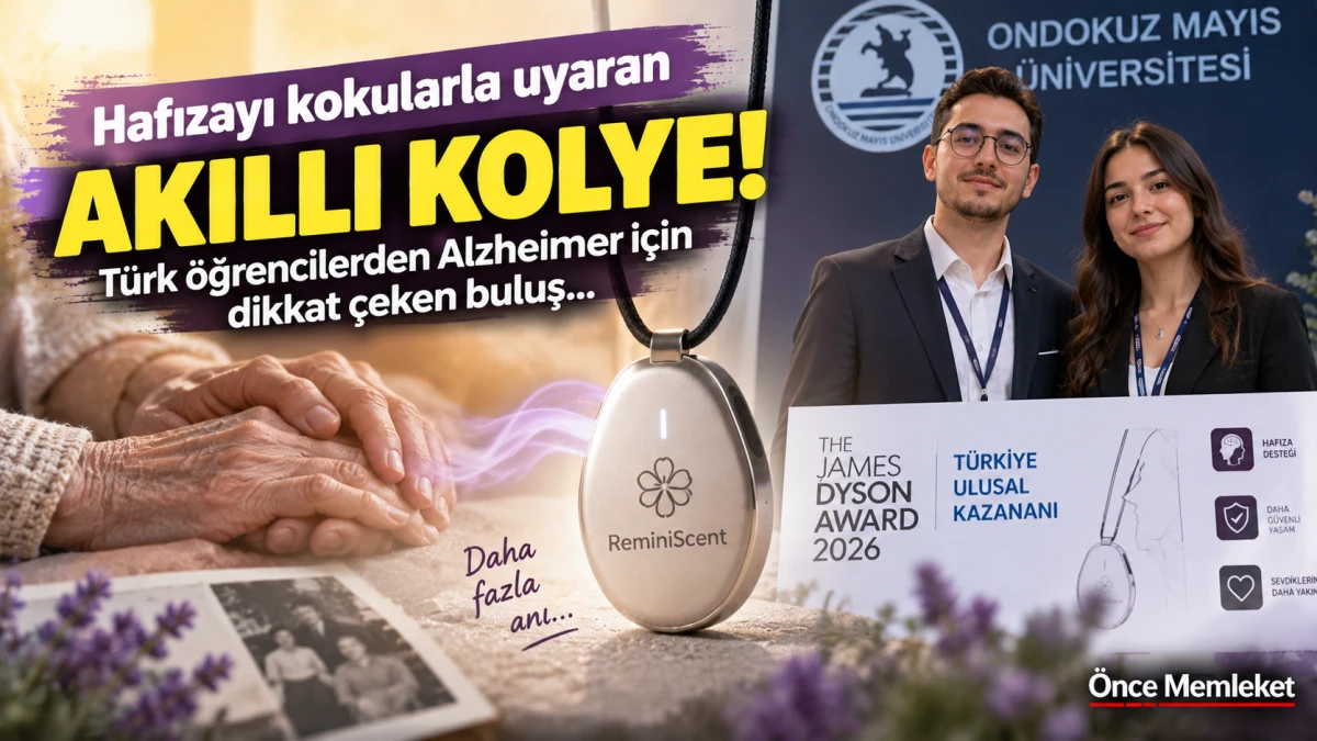 T&uuml;rk &ouml;ğrencilerden Alzheimer hastaları i&ccedil;in dikkat &ccedil;eken buluş: Kokuları kullanan akıllı kolye