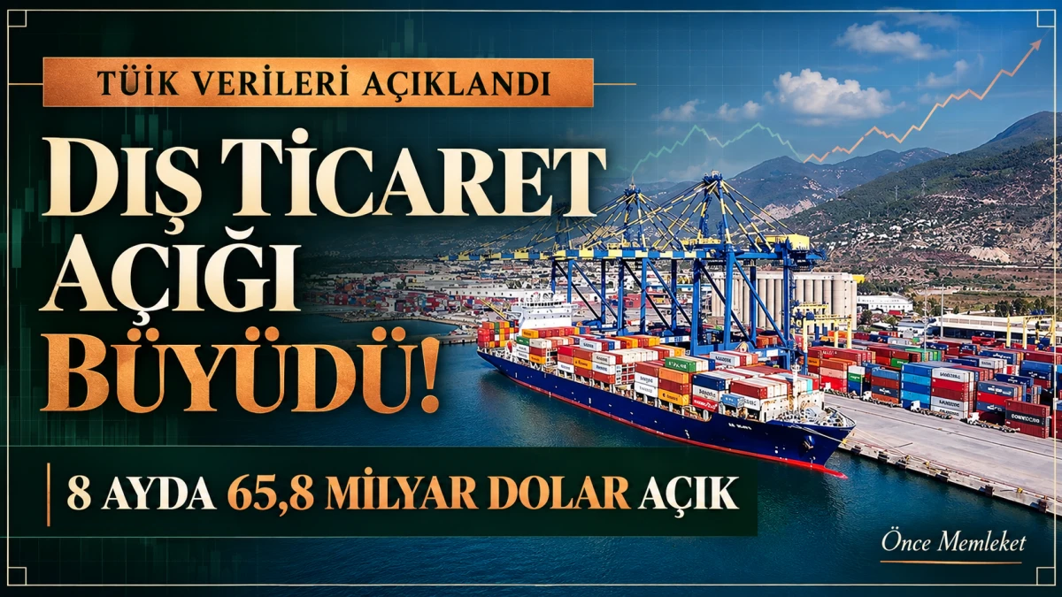 T&uuml;rkiye&rsquo;nin dış ticaret bilan&ccedil;osu a&ccedil;ık verdi: 8 aylık rakam belli oldu