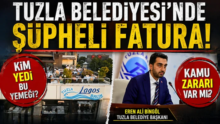 Tuzla Belediyesinde Fatura Skandalı: Kim Yedi Bu Yemeği?