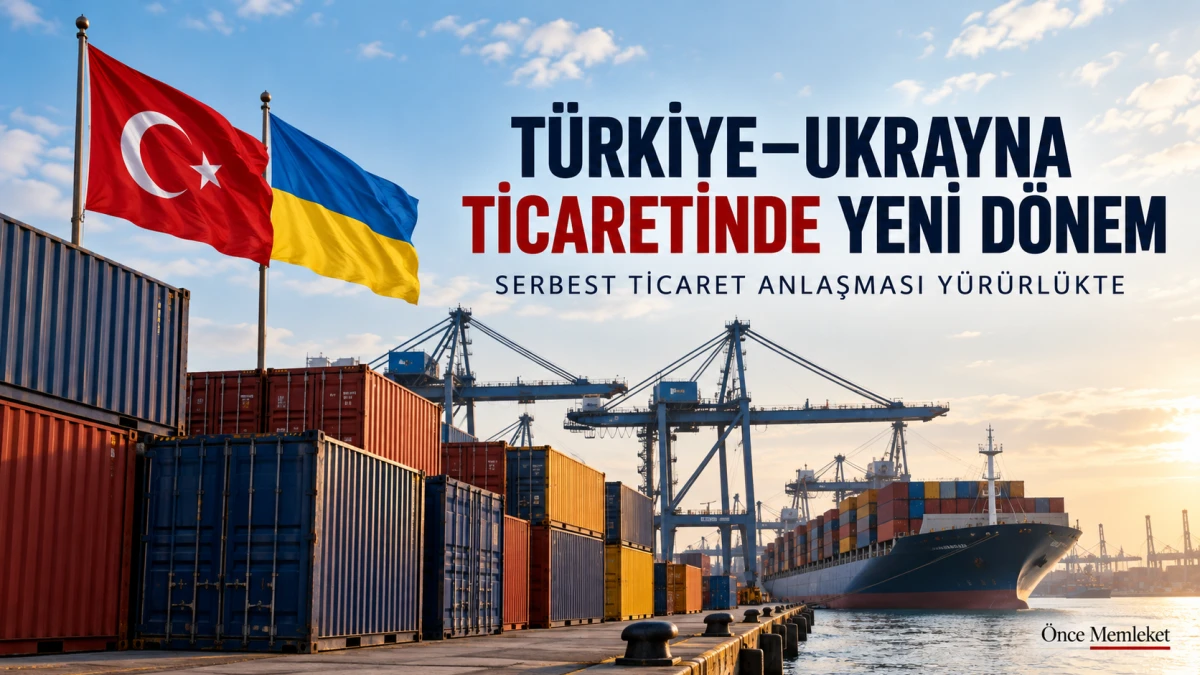 T&uuml;rkiye-Ukrayna Serbest Ticaret Anlaşması y&uuml;r&uuml;rl&uuml;ğe girdi