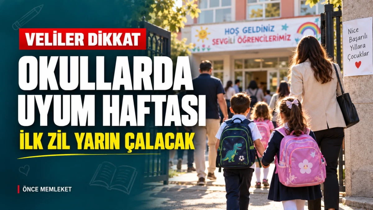 Veliler dikkat: Okullarda uyum programı başlıyor
